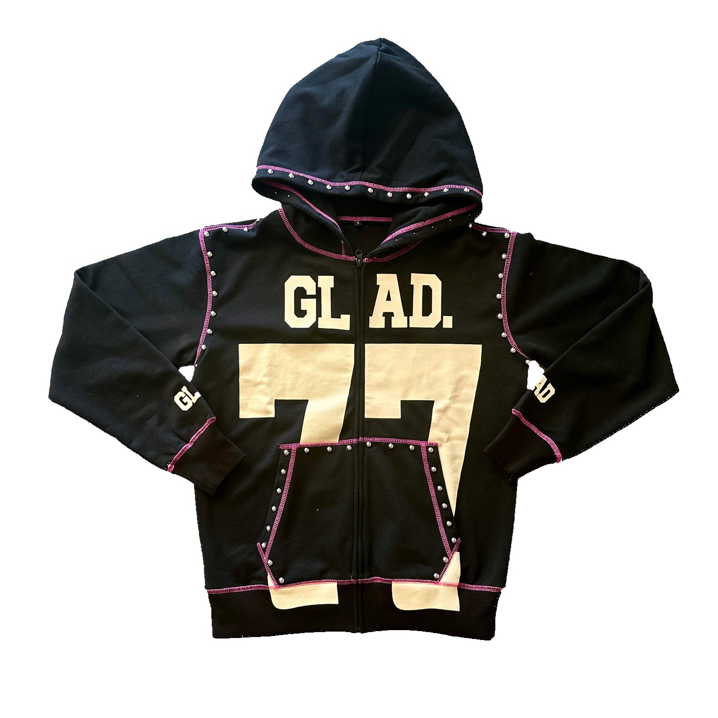 GTA “GLAD JERSEY" ZIP UP